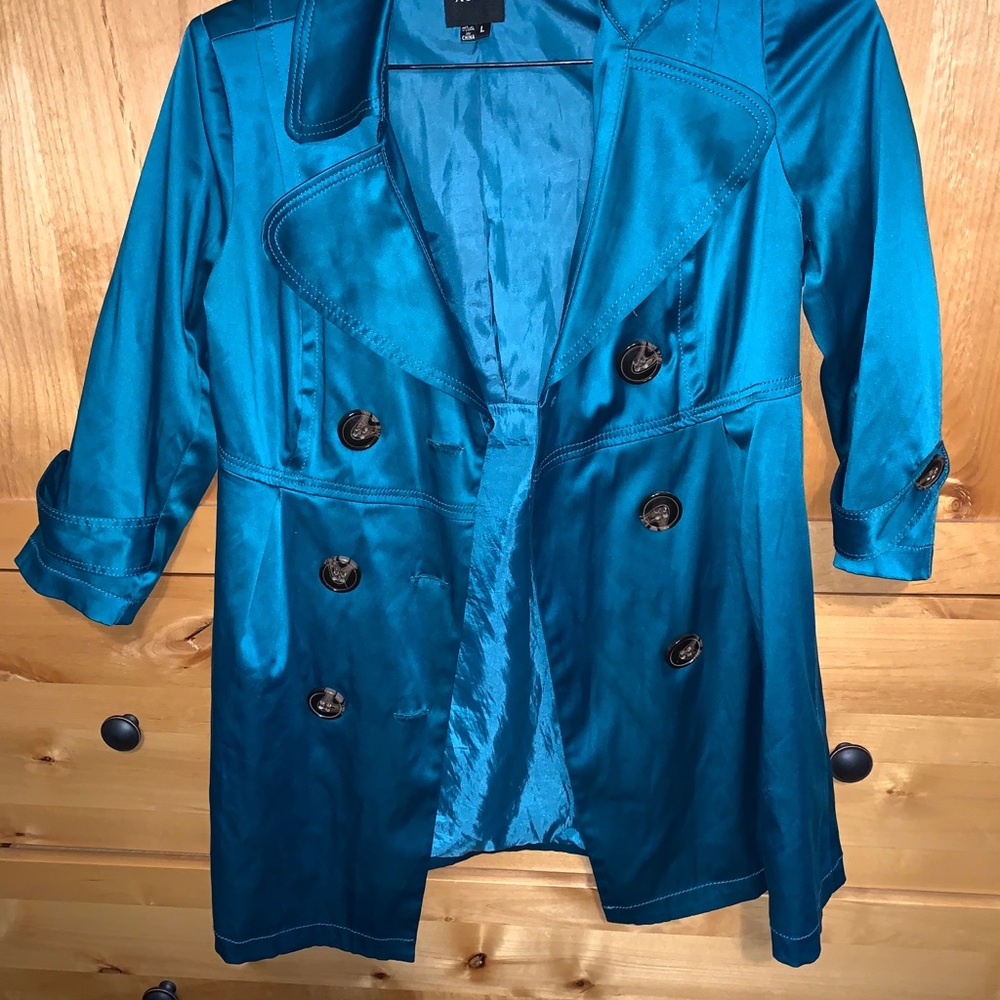 XoXo Satin pea coat
